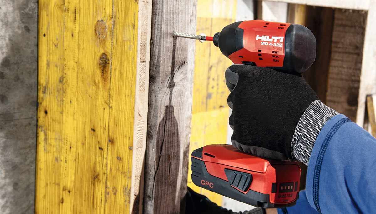 SID 4A22 Cordless impact driver Cordless impact drivers Hilti