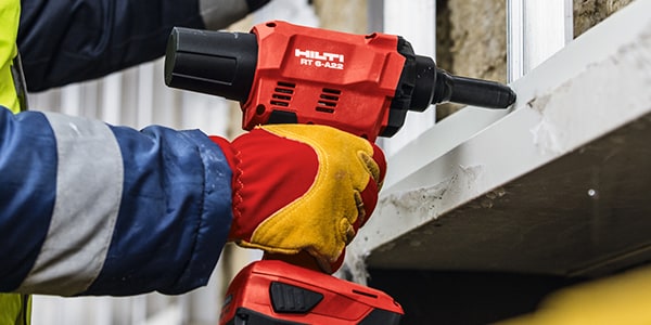 Ergonomic grip and balance of the RT 6-A22