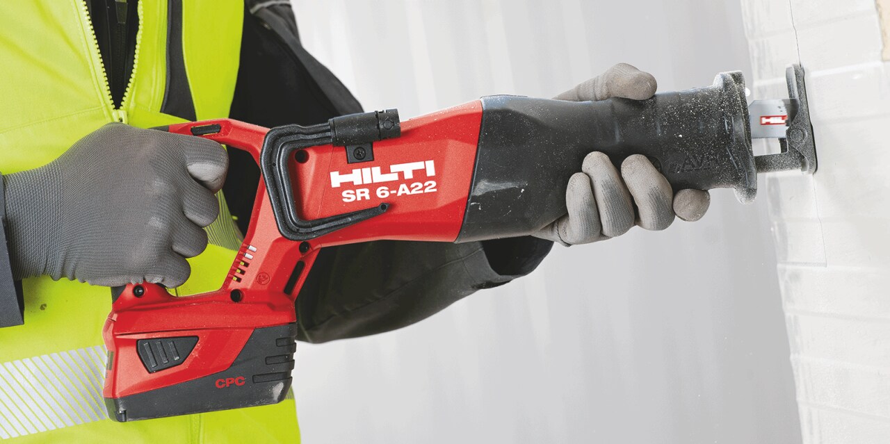SR 6-A22 cordless reciprocating saw