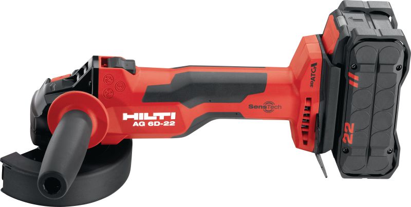 AG 6D-22 Cordless angle grinder (150 mm) Powerful cordless angle grinder with brushless motor, SensTech control and advanced safety features for discs up to 150 mm (Nuron battery platform)