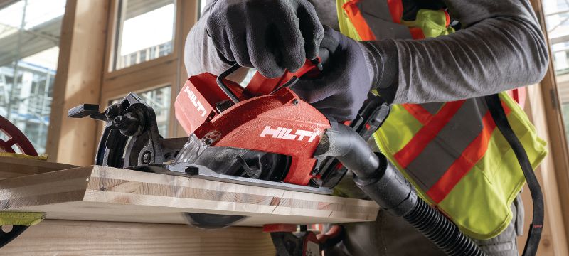 SC 6WL-22 cordless circular saw for wood Cordless circular saw for wood cutting up to 60 mm | 2-3/8 with a faster 165 mm | 6-1/2 diameter universal wood saw blade Applications 1