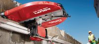 SPX MCS Equidist wall saw blade (60H: fits on Hilti and Husqvarna®) Ultimate wall saw blade (15 kW) for high speed and a long lifetime in reinforced concrete (60H arbor) Applications 4