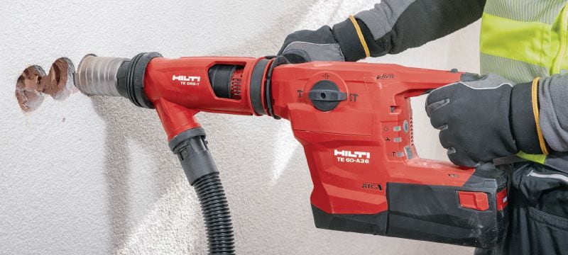 TE 60-A36 Cordless rotary hammer High-performance cordless SDS Max combihammer with Active Vibration Reduction and Active Torque Control for heavy-duty drilling and chiselling in concrete Applications 1