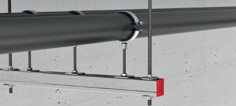 MQZ-TW Trapeze wheel Ultimate galvanised adjustable channel plate for trapeze applications Applications 1