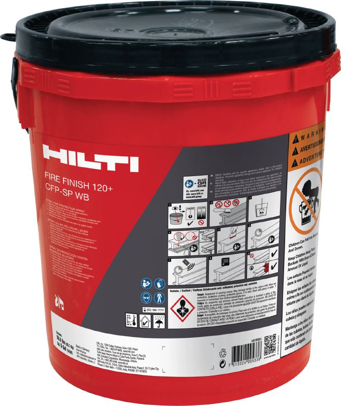 Fire Finish 120+ CFPSP Steel protection spray Intumescent coatings