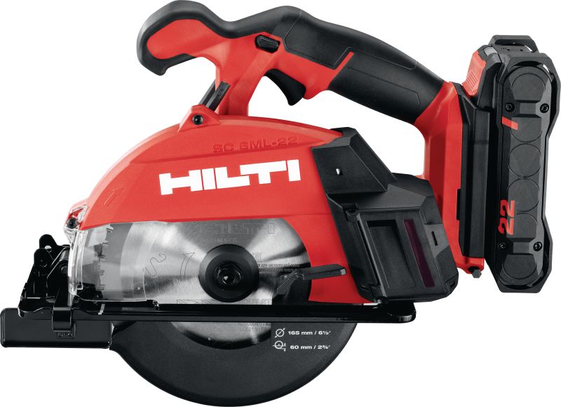 SC 6ML-22 cordless circular saw for metal Cold-cutting cordless metal saw for extra-fast, precision cutting up to 60 mm│2-3/8 depth (Nuron battery platform)
