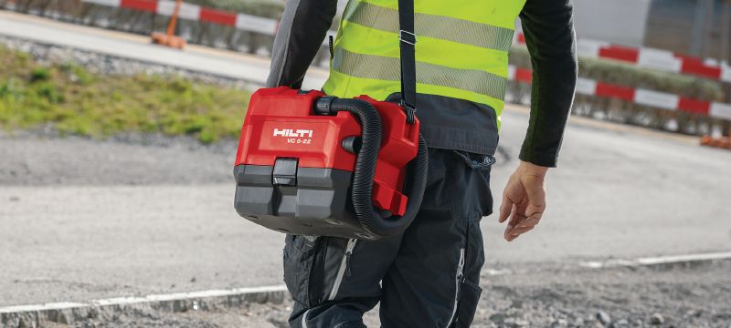 VC 5 22 cordless construction vacuum Construction vacuums and dust extractors Hilti Australia
