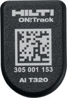 AI T320 ON!Track Bluetooth® smart tag Durable asset tag to track construction equipment location and demand via the Hilti ON!Track tool tracking system – optimise your inventory and save time managing it