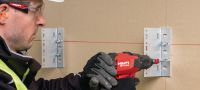 FOX V L Bracket Versatile wall bracket for installing ventilated façade substructures Applications 2