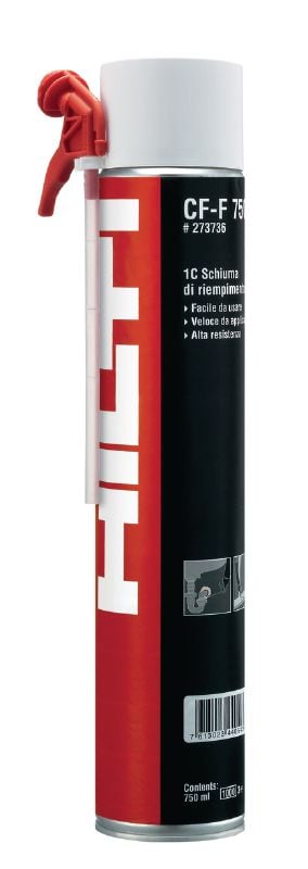 CF-F 750 GV filling foam Re-usable nozzle foam ideal for sealing, filling and insulating gaps and cracks