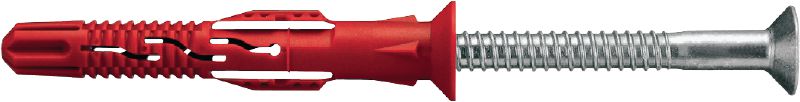 HRD-UGT 14 Standard plastic frame anchor with countersunk head (carbon steel)