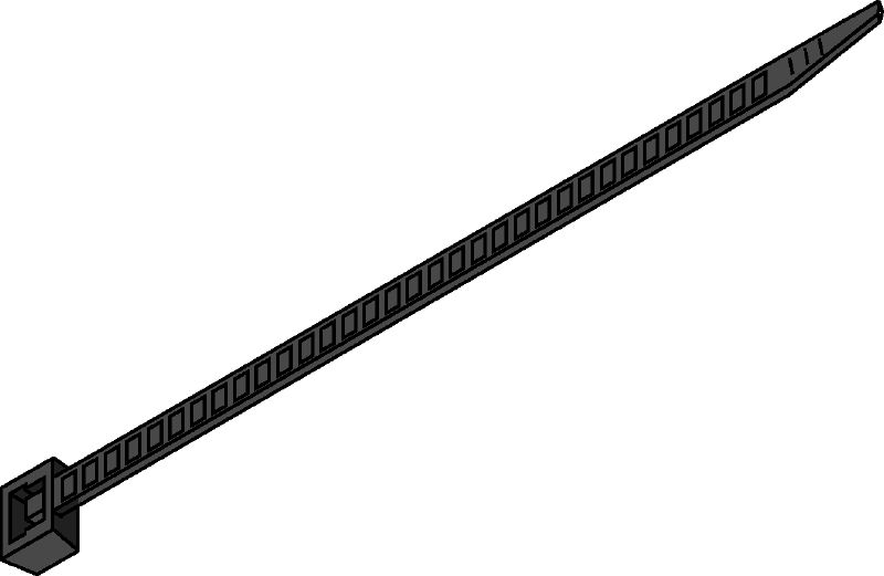 ECT-B Cable tie Black cable tie recommended mainly for indoor use