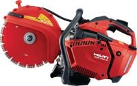 DSH 600-X Petrol cut-off saw (300mm) Compact top-handle petrol saw (63cc) with blade brake, for cutting up to 120 mm with 300 mm blades in concrete, masonry and metal