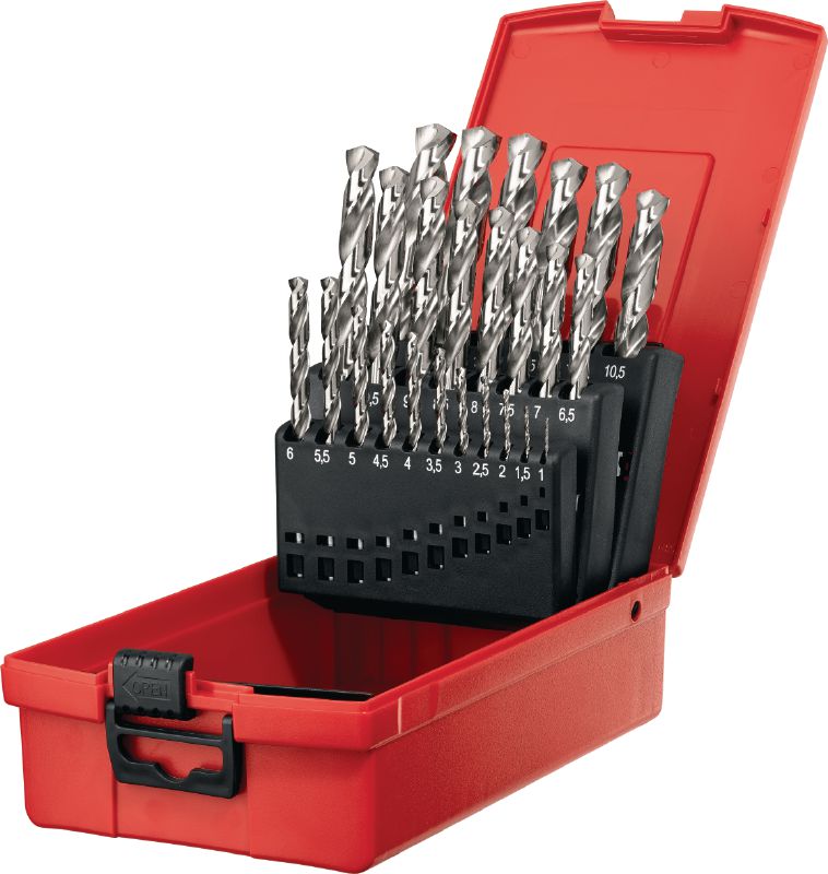 HSS G Drill bit set Metal wood and other material drill bits Hilti Australia