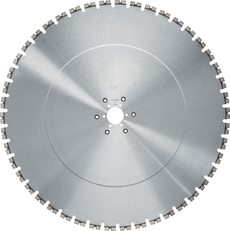 SPX MCS Equidist wall saw blade (60Y: fits on Tyrolit®) Ultimate wall saw blade (15 kW) for high-speed cutting and a longer lifetime in reinforced concrete (60Y arbor fits on Tyrolit® wall saws)