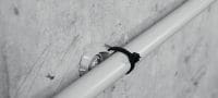 X-ECT MX Cable tie mount Plastic cable/conduit tie holder for use with collated nails Applications 5