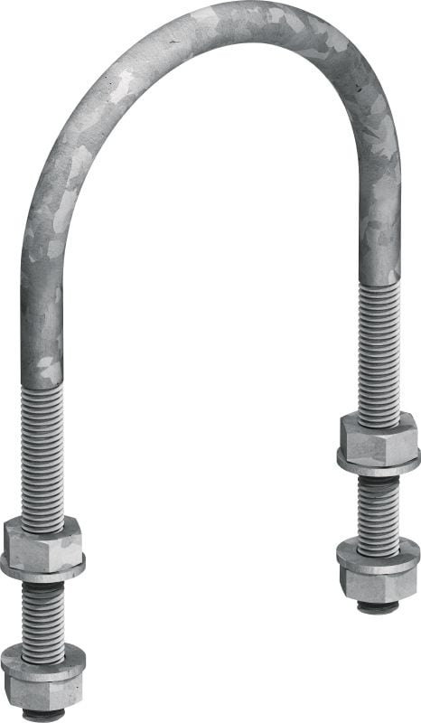 MP-UB OC u-bolt (metric) Outdoor coated (OC) u-bolt for universal piping applications