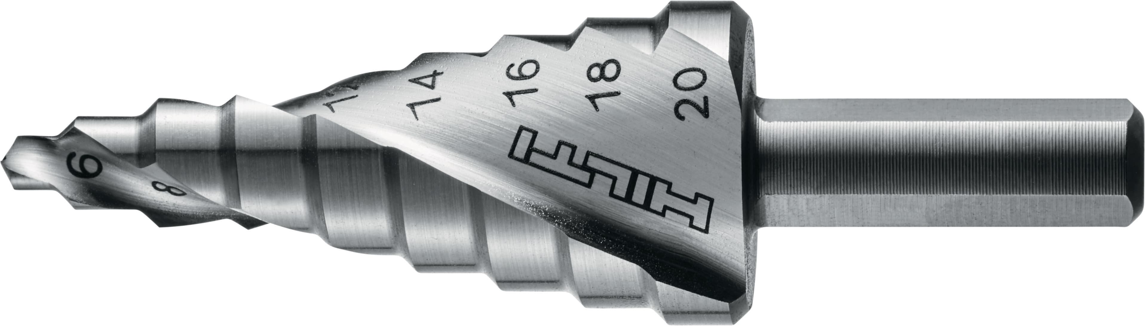 HSS Step drill bit Metal wood and other material drill bits Hilti Australia