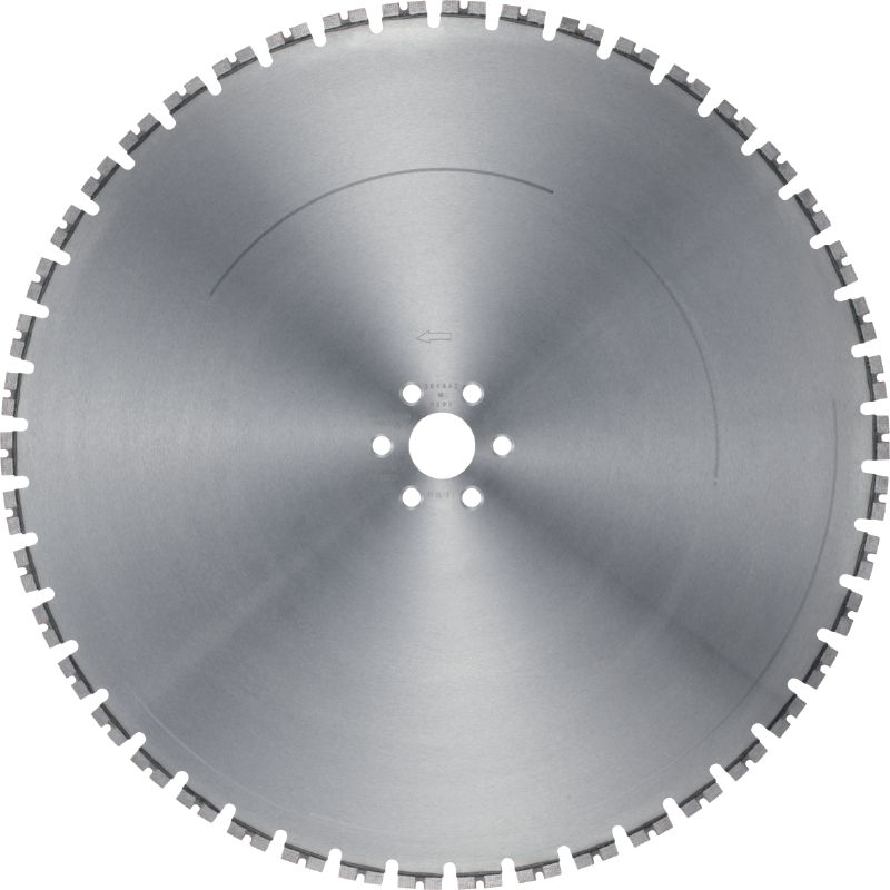 SPX MCS Equidist wall saw blade (60H: fits on Hilti and Husqvarna®) Ultimate wall saw blade (15 kW) for high speed and a long lifetime in reinforced concrete (60H arbor)