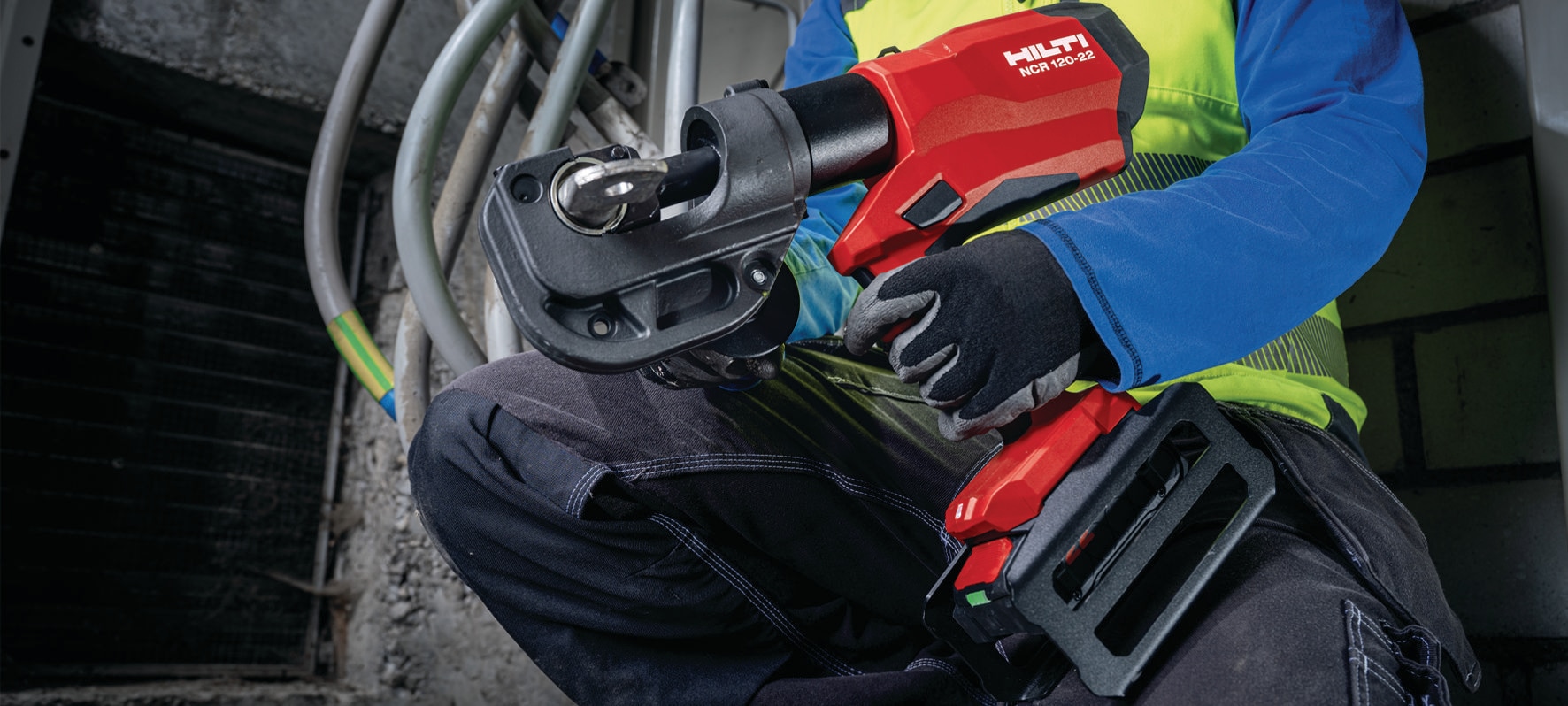 NCR 120 22 12 Ton crimper Pipe press tools cutters and crimpers Hilti Australia