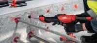HIT-RE 500 V4 Epoxy anchor Ultimate-performance injectable epoxy mortar with approvals for reinforcing bar connections and heavy-duty anchoring Applications 2