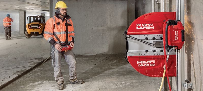 SPX MCS Equidist Wall Saw Blade (60HY: fits on Hilti, Husqvarna®, Tyrolit®) Ultimate wall saw blade (15 kW) for high-speed cutting and a longer lifetime in reinforced concrete (60HY arbor fits on Hilti, Husqvarna® and Tyrolit® wall saws) Applications 1