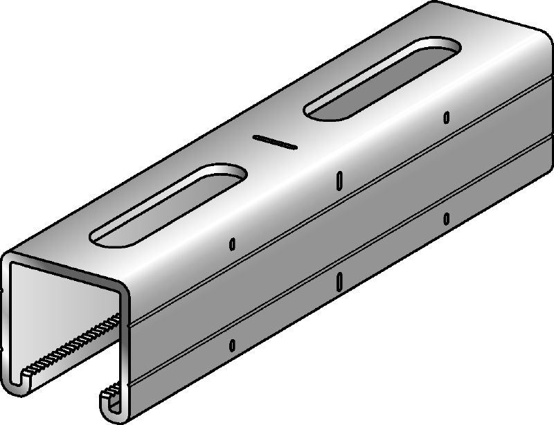 MQ-41/3 C-Channel profile Galvanised C-Channel profile for medium-duty applications