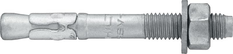 HSV-F Wedge anchor Economical wedge anchor for static loads in uncracked concrete (hot-dip galvanised)