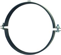 MP-MRXI heavy-duty pipe clamp Stainless steel (A4) pipe clamp with sound insulation for extra heavy-duty applications