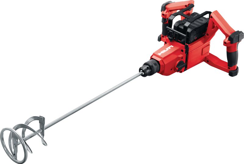 NMX 6-22 cordless paddle mixer Cordless mud mixer with powerful brushless motor for mixing concrete, mortar and many other building materials (Nuron battery platform)