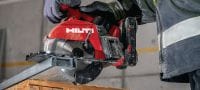 SC 6ML-22 cordless circular saw for metal Cold-cutting cordless metal saw for extra-fast, precision cutting up to 60 mm│2-3/8 depth (Nuron battery platform) Applications 4