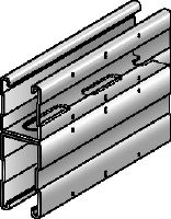 MQ-52-72 D-F C-Channel profile hot-dip galvanised (HDG) double C-Channel profile for medium/heavy-duty applications