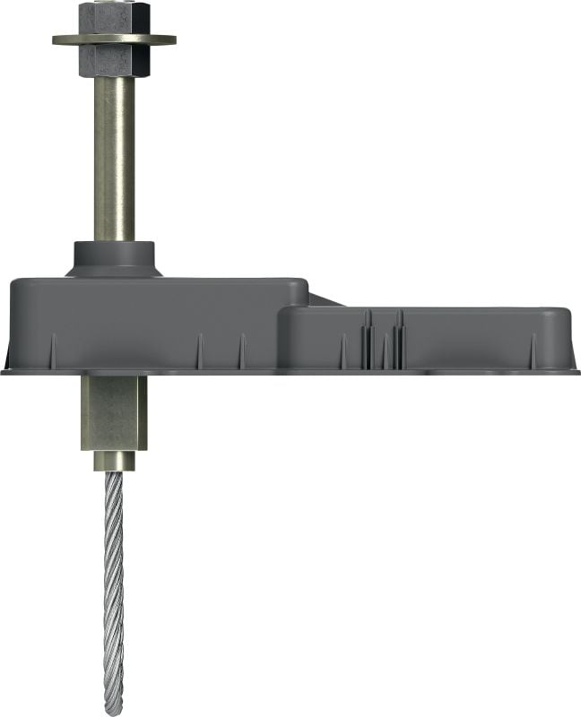 HLB Lift box Cast-in hoist point for pulleys, hooks or equipment during elevator installation and maintenance