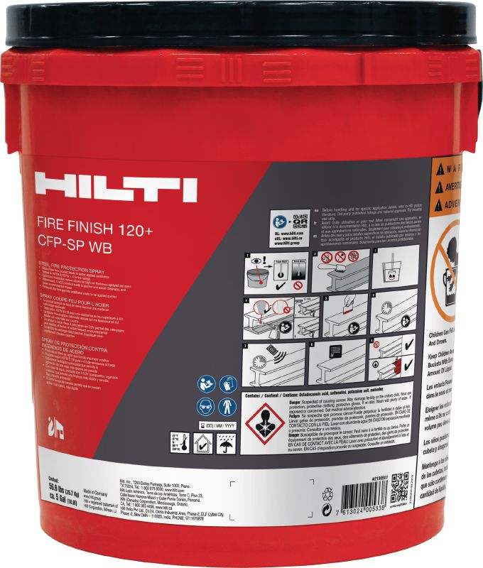 Fire Finish 120+ CFPSP Steel protection spray Intumescent coatings