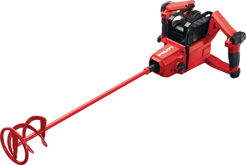 NMX 6-22 cordless paddle mixer Cordless mud mixer with powerful brushless motor for mixing concrete, mortar and many other building materials (Nuron battery platform)