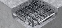 HAC-V Front-of-slab rebar channel Cast-in anchor channels for front-of-slab applications Applications 2