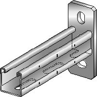 MQK-41 bracket Galvanised C-Channel bracket for medium-duty applications