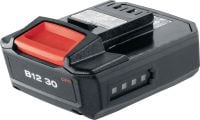 B 12-30 12V battery Compact and extra-light 12V Li-ion battery