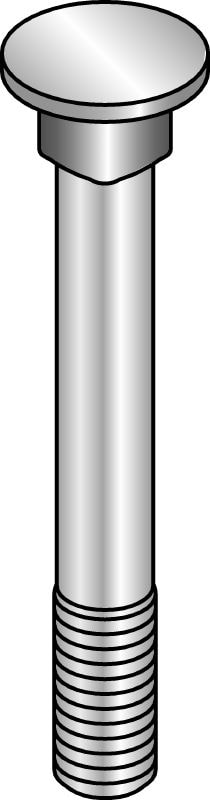 Guide sleeve MFT-GS 6,5x10 A2 hot-dip galvanised (HDG) screw for easier fastening and one-handed adjustment of MI and MIQ connectors