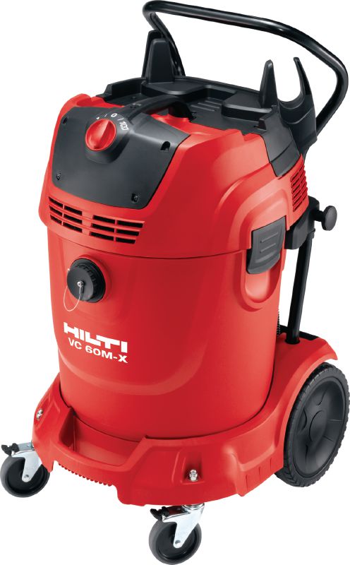VC 60M-X M-Class dust extractor Very powerful dust extractor for connection with power tools and jobsite clean ups (wet & dry), 60l tank