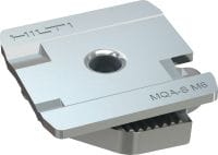 MQA-S Pipe clamp saddle Galvanised pipe clamp saddle for connecting threaded components to MQ/HS channels